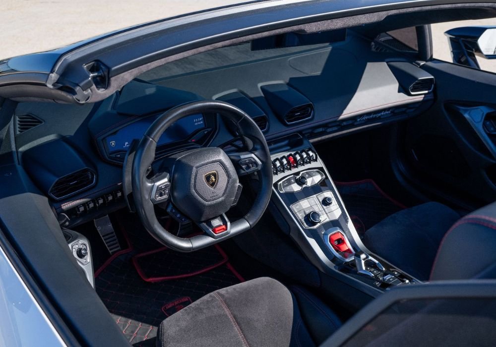 Lamborghini Huracan Spyder available for rent in Tampa by Pax Luxury Car Rentals