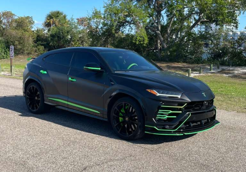 Lamborghini Urus available for rent in Tampa by Pax Luxury Car Rentals