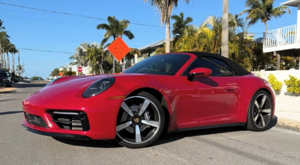 Porsche 911 Carrera Cabriolet available for rent in Tampa by Pax Luxury Car Rentals