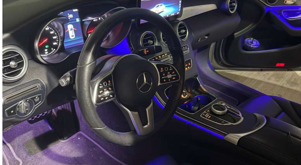 Mercedes Benz C300 available for rent in Tampa by Pax Luxury Car Rentals