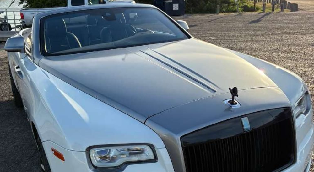 Rolls Royce Dawn Convertible available for rent in Tampa by Pax Luxury Car Rentals