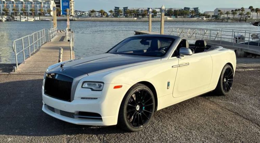 Rolls Royce Dawn Convertible available for rent in Tampa by Pax Luxury Car Rentals